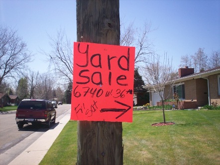 yard sales